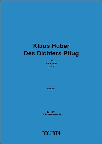 Des Dichters Pflug